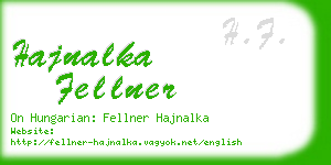 hajnalka fellner business card